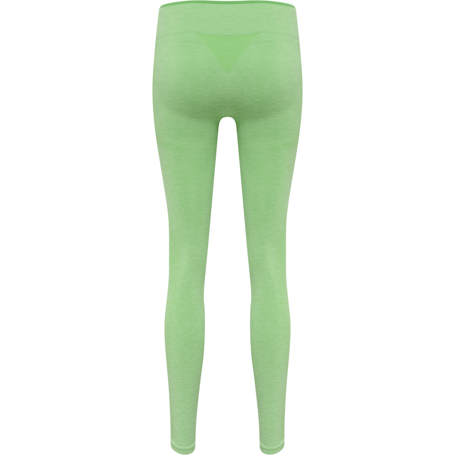 hmlMT UNA SEAMLESS MID WAIST TIGHTS, SUMMER GREEN MELANGE, packshot
