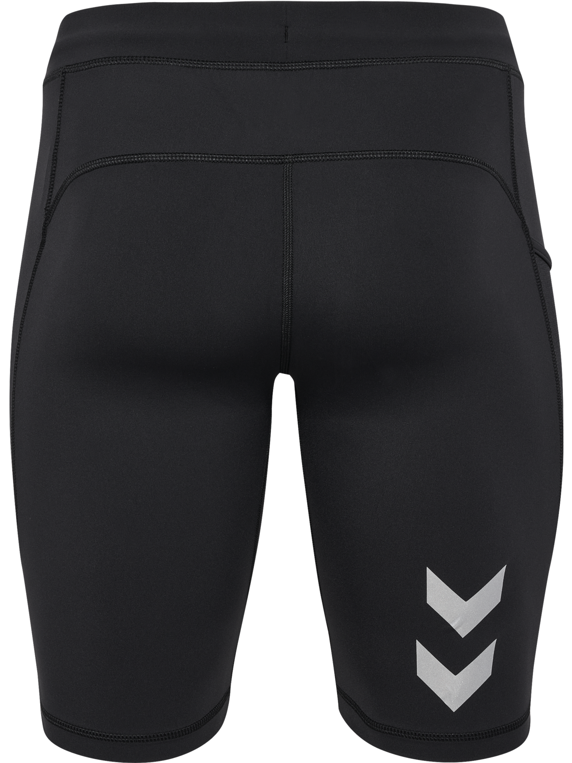 hmlRUN SHORT TIGHT, BLACK, packshot