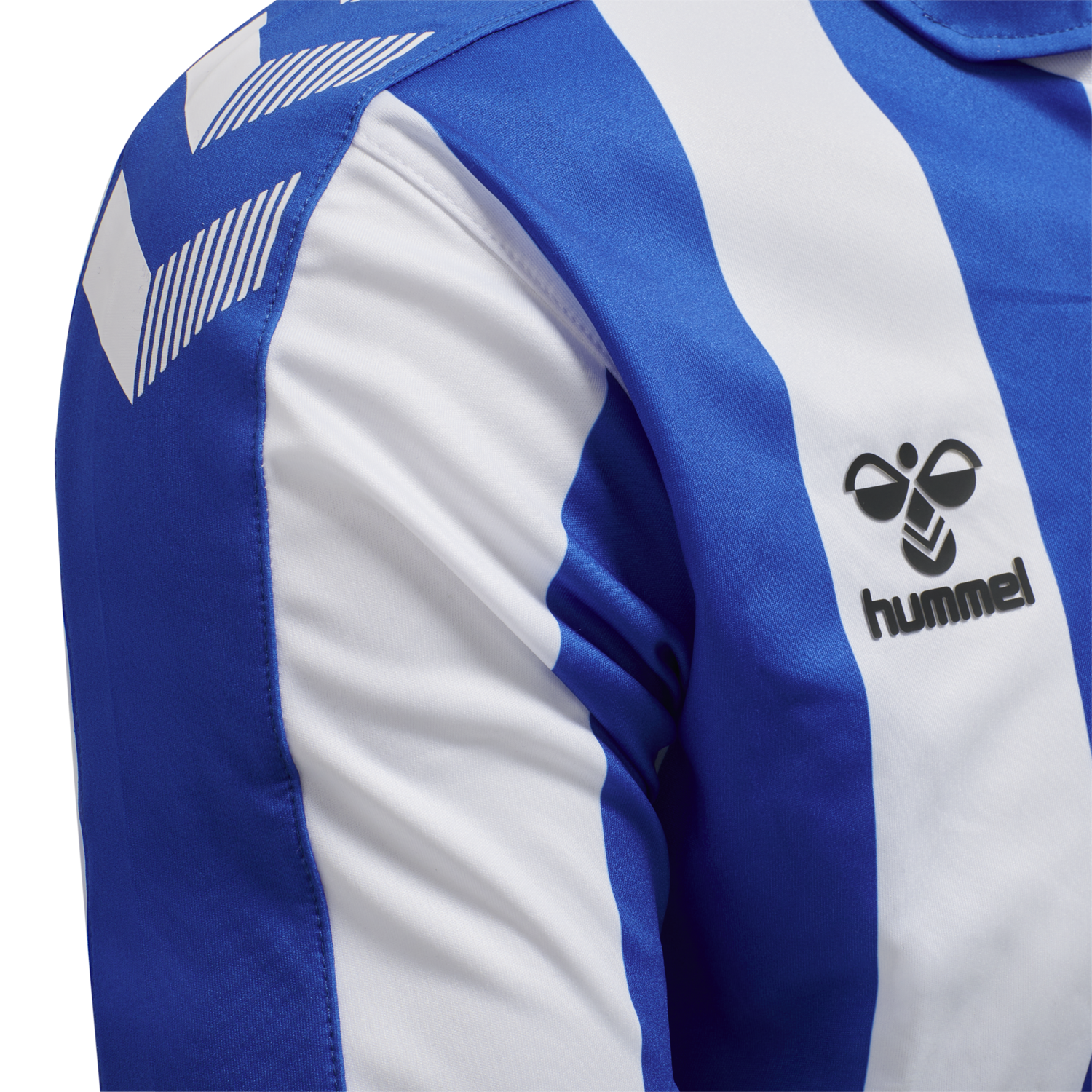 OB 20/21 HOME JERSEY S/S _KIDS, WHITE/LAPIS BLUE UNSPONSORED, packshot