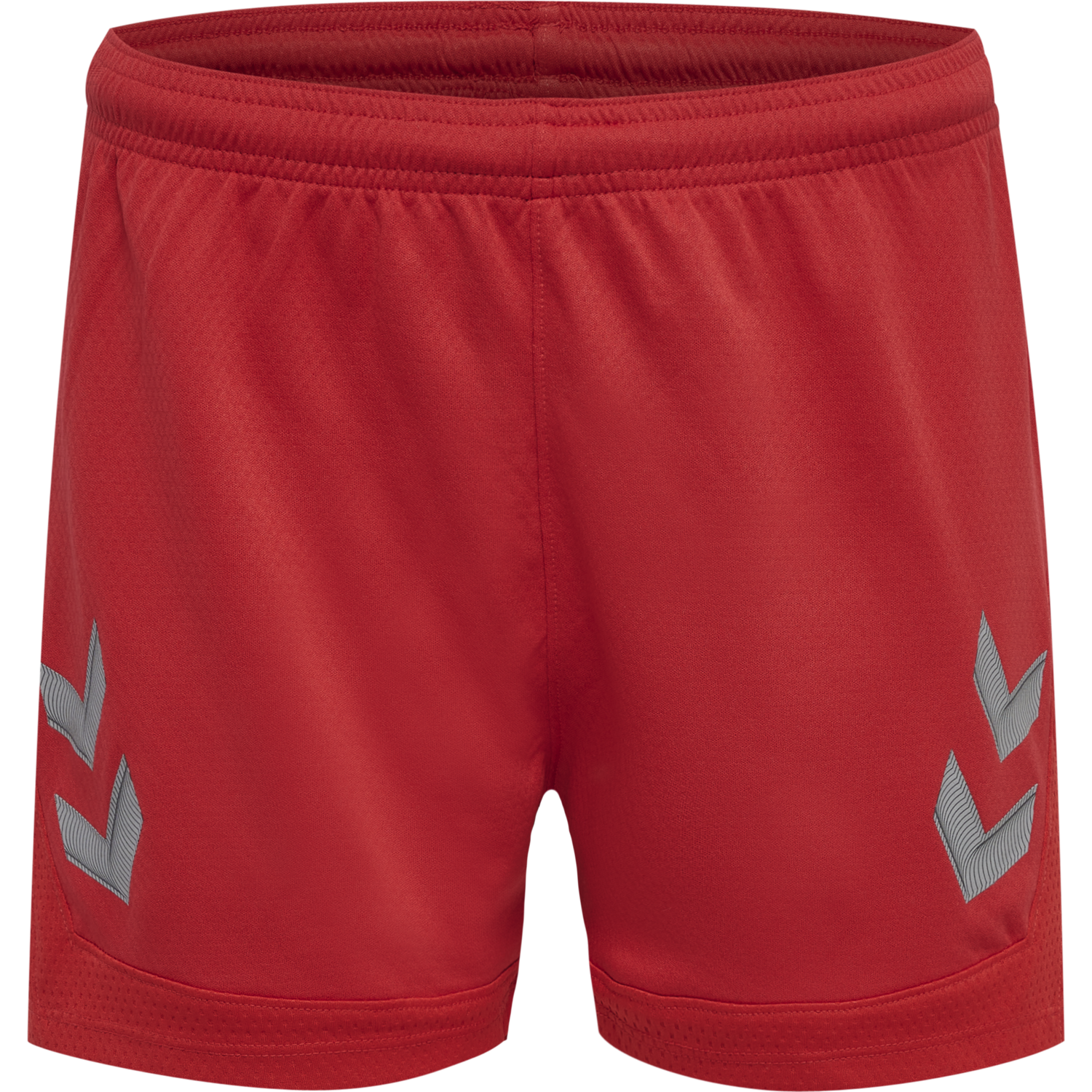 hmlLEAD WOMENS POLY SHORTS, TRUE RED, packshot