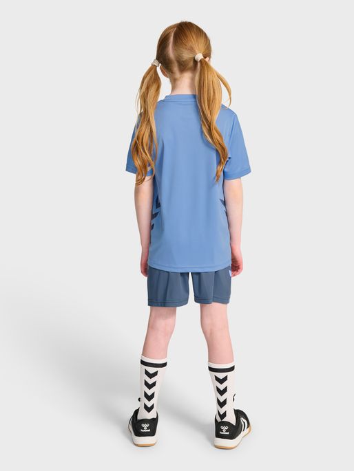 hmlPROMO KIDS DUO SET, ALLURE/CHINA BLUE, model