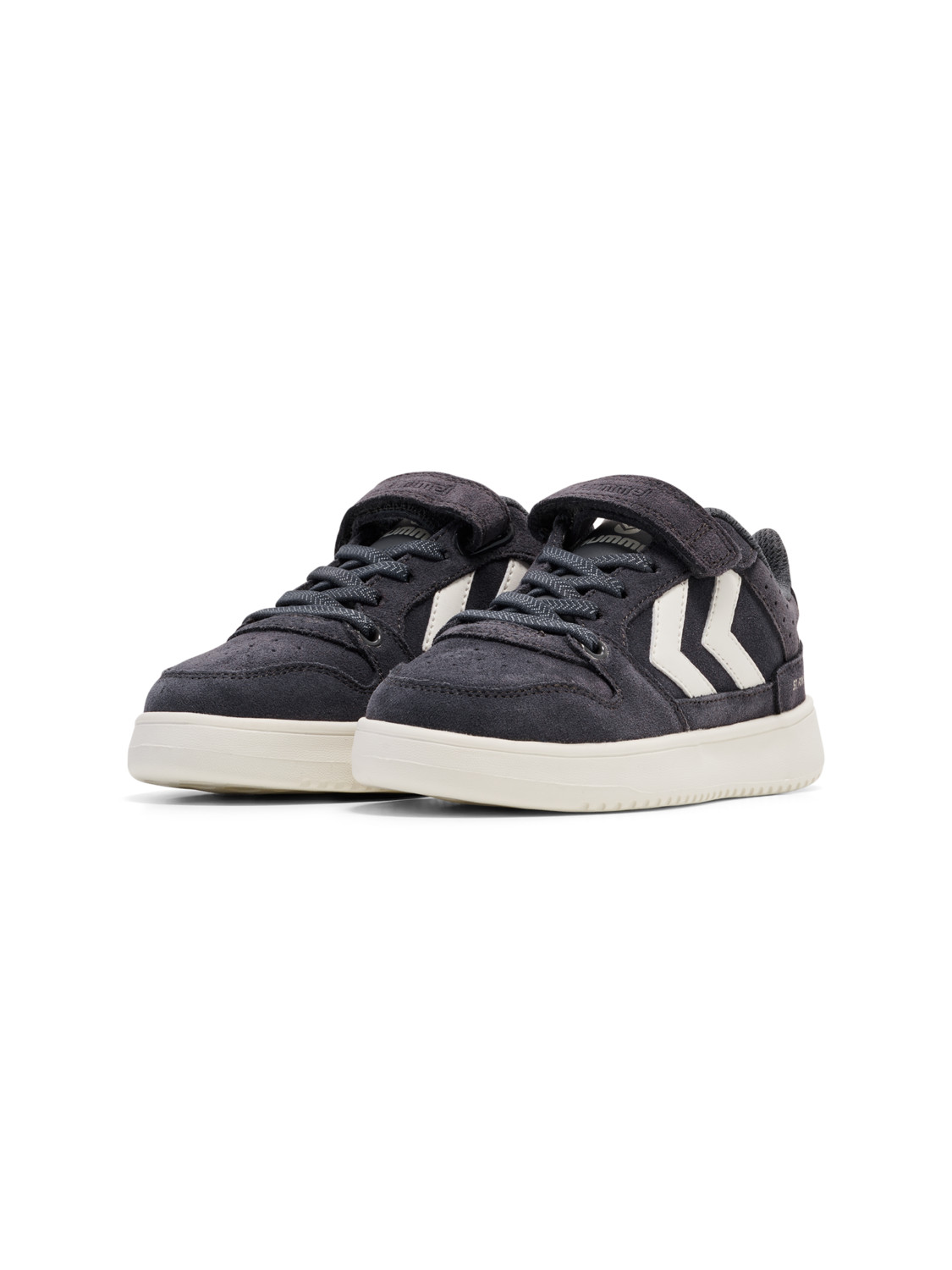 ST. POWER PLAY SUEDE JR, WHITE/OBSIDIAN/BLACK, packshot