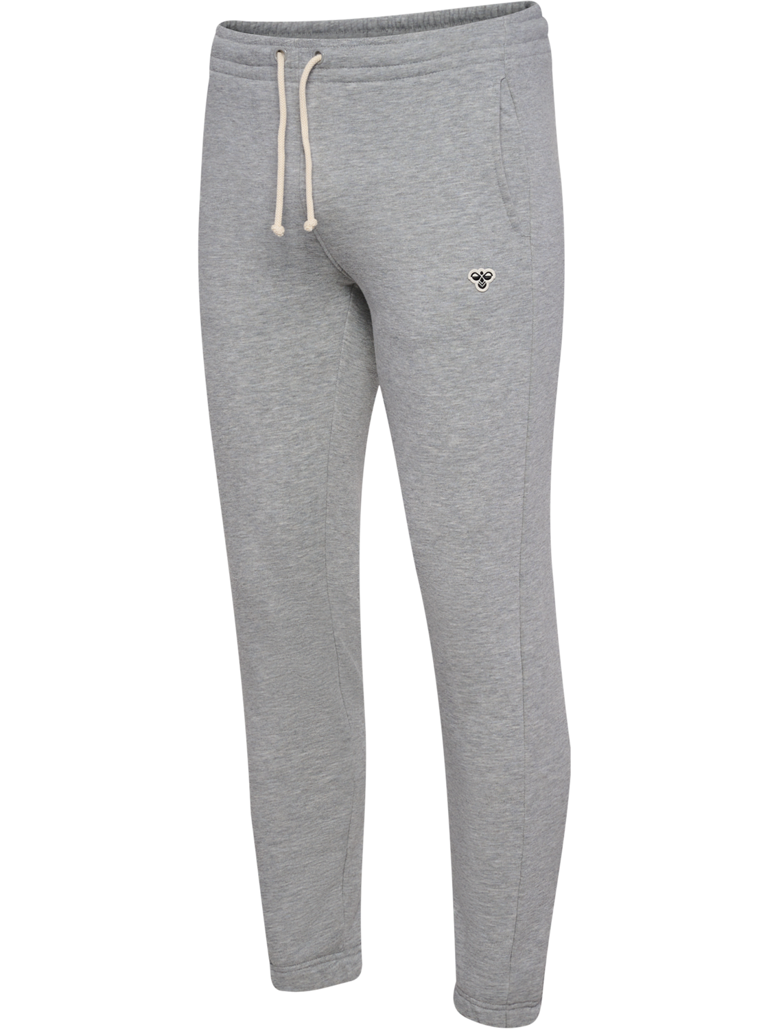 hmlREGULAR SWEATPANT BEE, GREY MELANGE, packshot