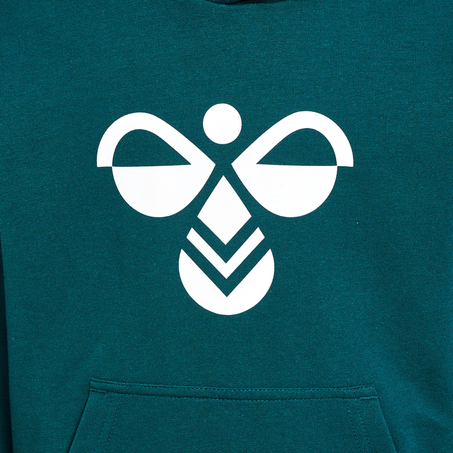 hmlCUATRO HOODIE, DEEP TEAL, packshot