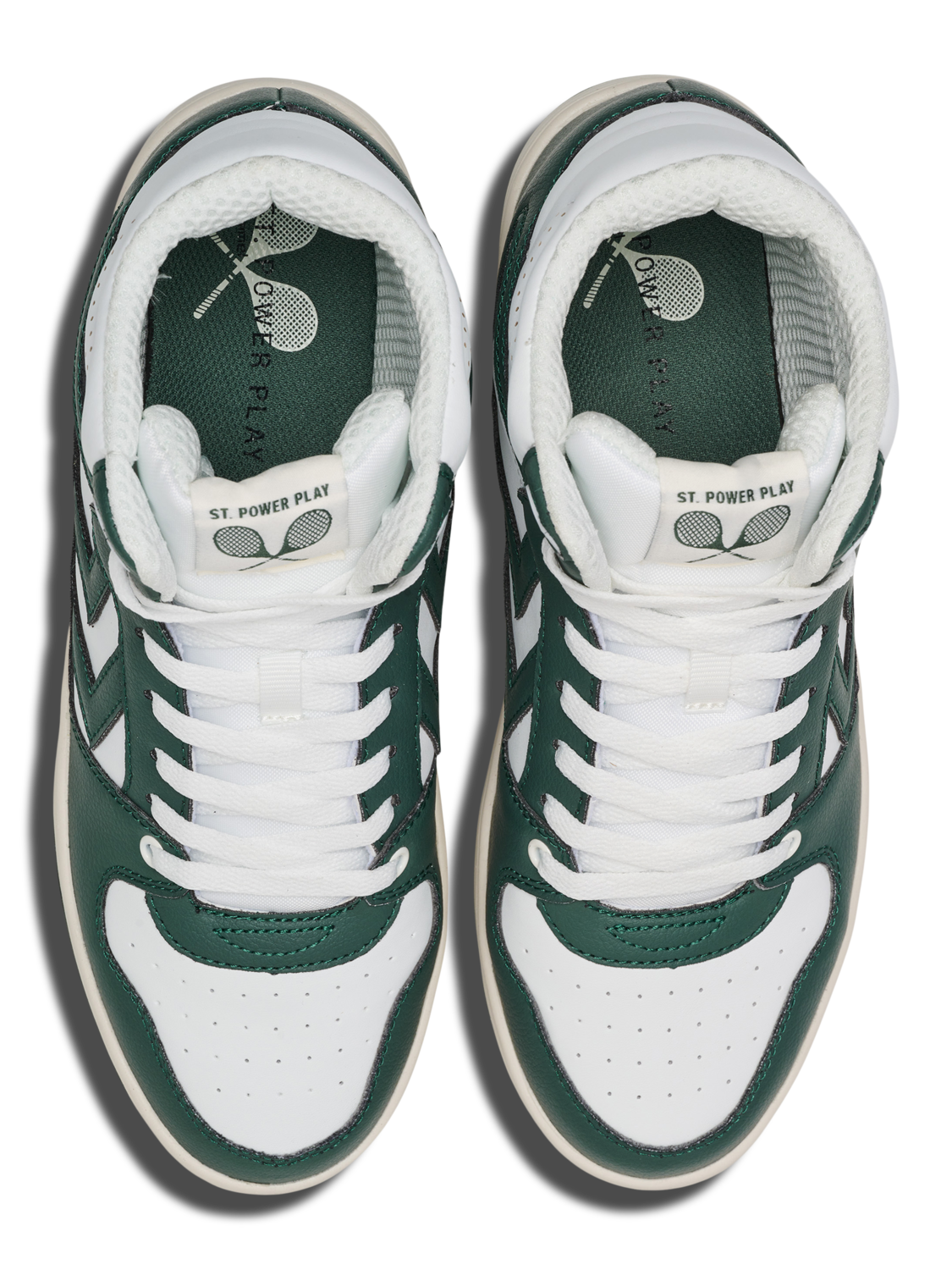 ST. POWER PLAY MID RT, WHITE/GREEN, packshot