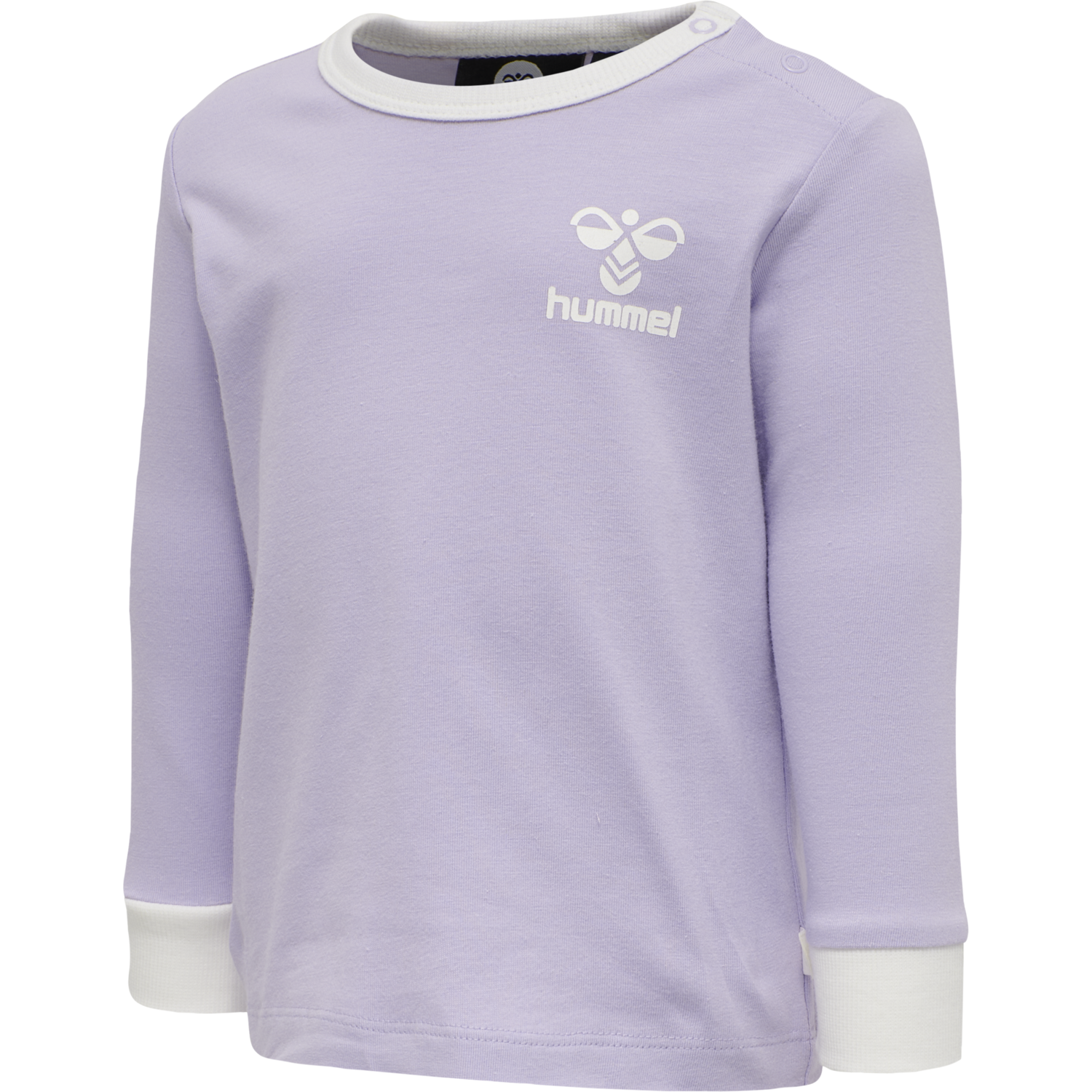 hmlMAUI T-SHIRT L/S, PASTEL LILAC, packshot