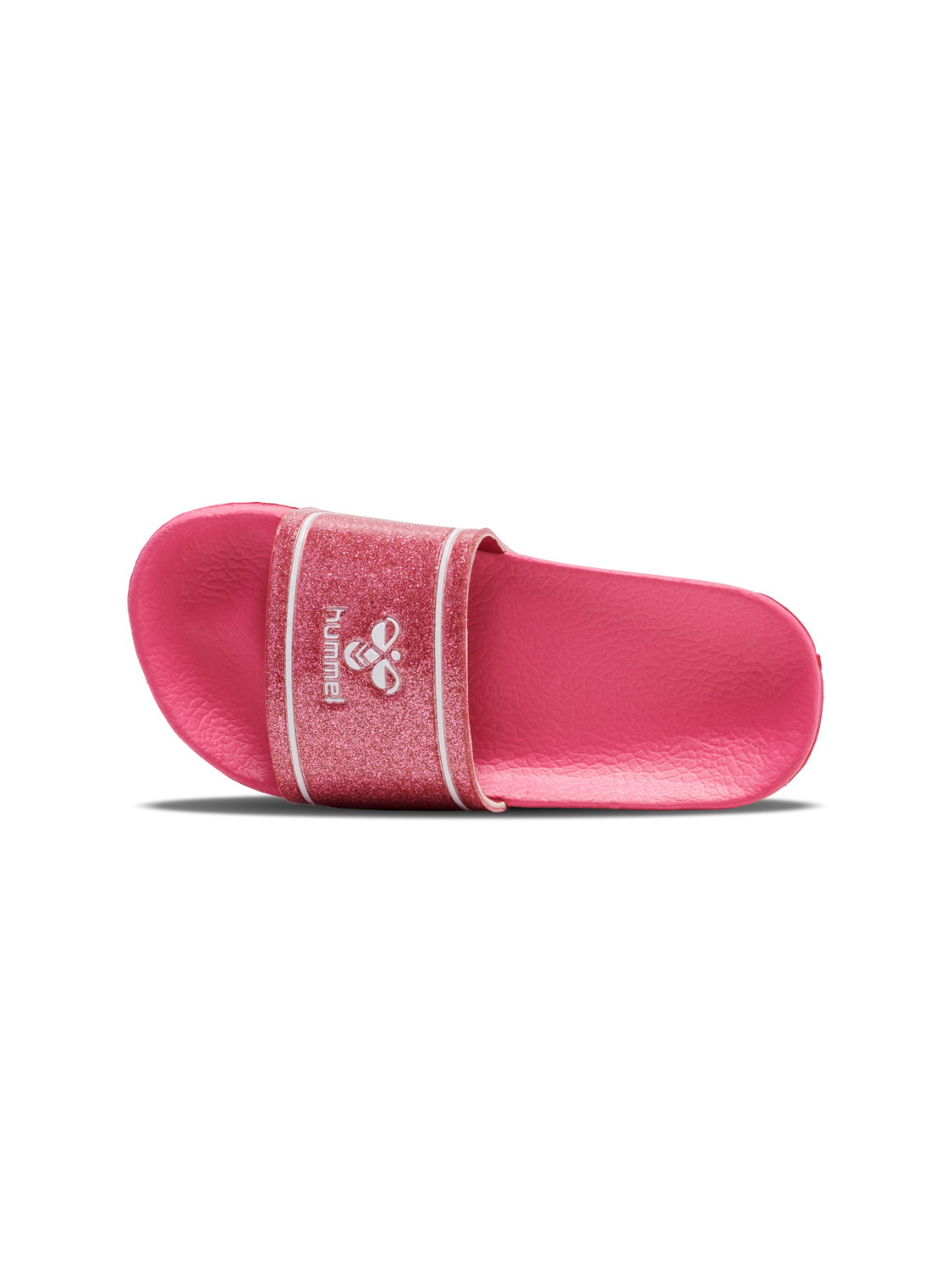 POOL SLIDE GLITTER JR, RASPBERRY, packshot