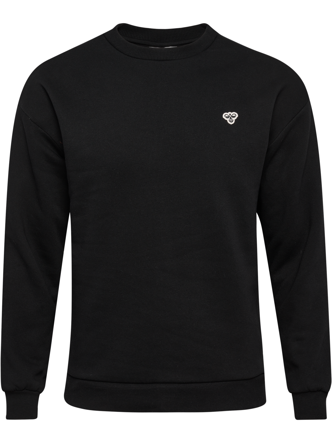 hmlLOOSE CREWNECK BEE, BLACK, packshot