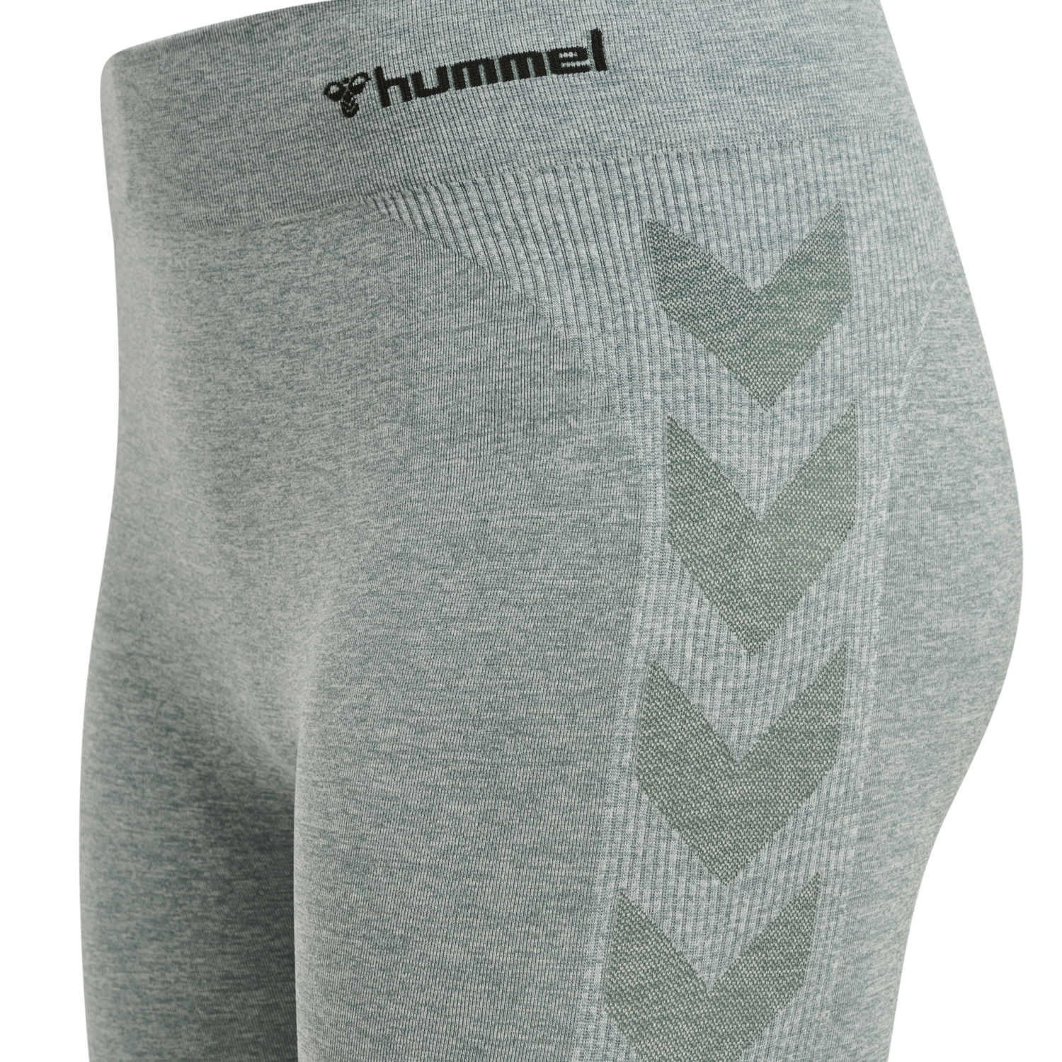 hmlCI SEAMLESS MID WAIST TIGHTS, NORTH ATLANTIC MELANGE, packshot