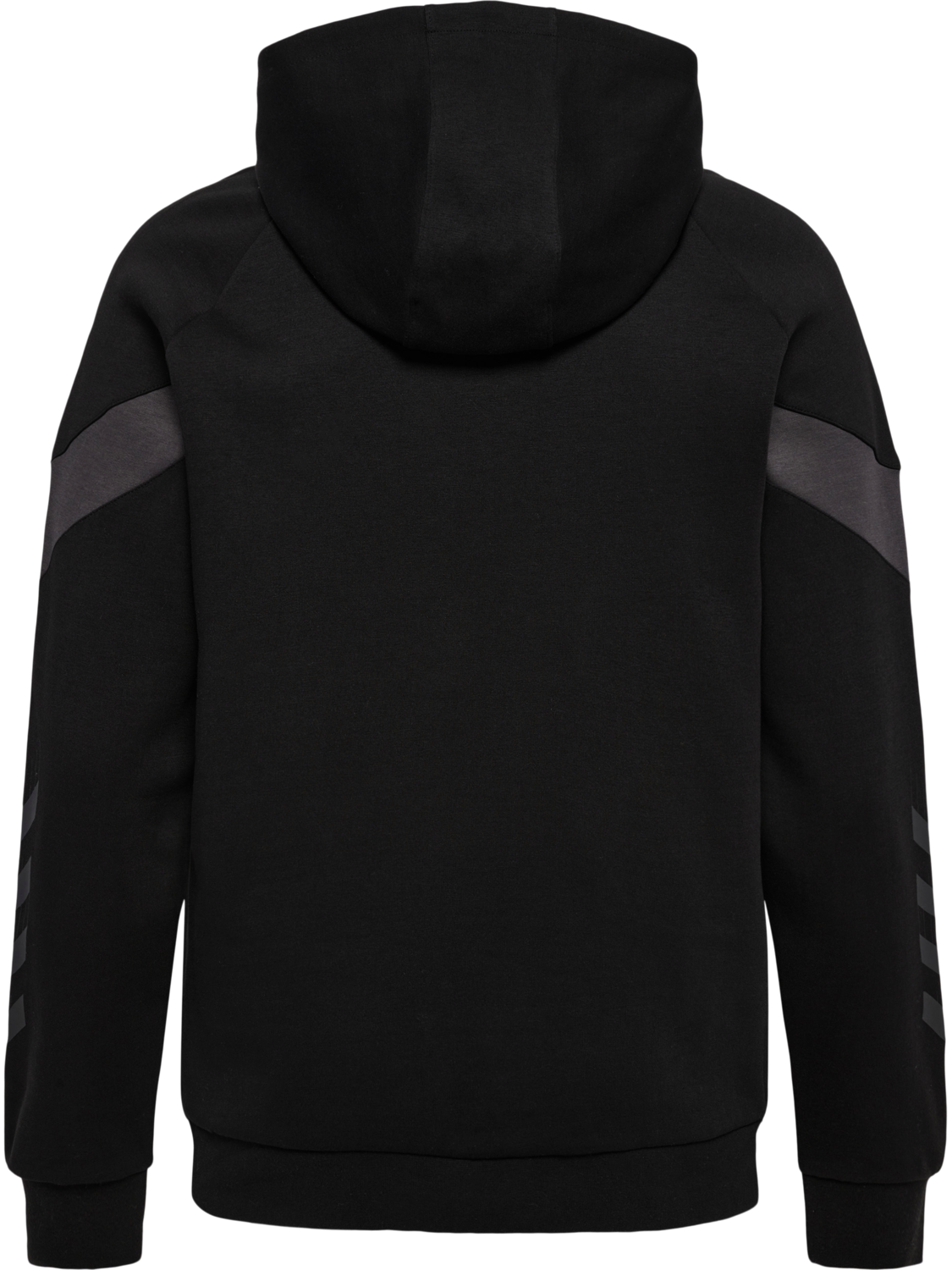hmlTRAVEL SWEAT HOODIE, BLACK, packshot