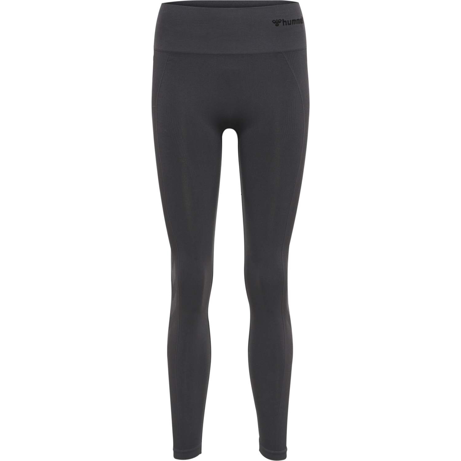 hmlTIF SEAMLESS HIGH WAIST TIGHTS, ASPHALT, packshot