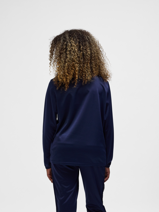 hmlESSENTIAL HALF-ZIP KIDS, MARINE, model