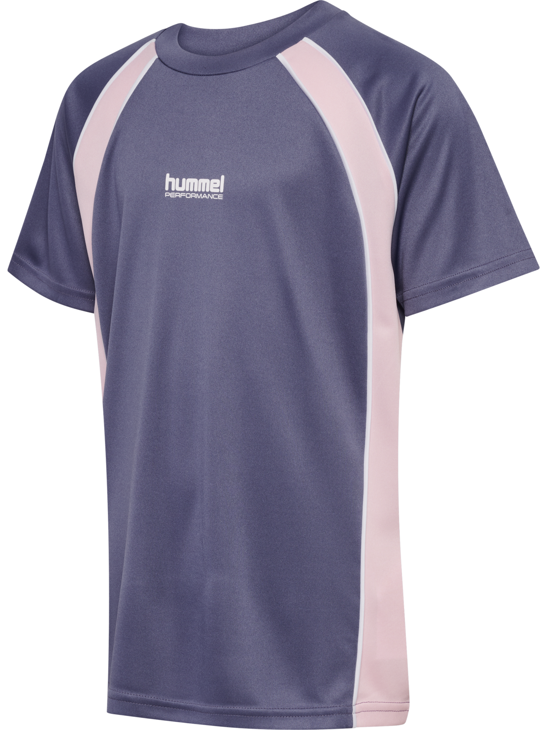 hmlJR GOAL PIPING T-SHIRT S/S, HERON, packshot