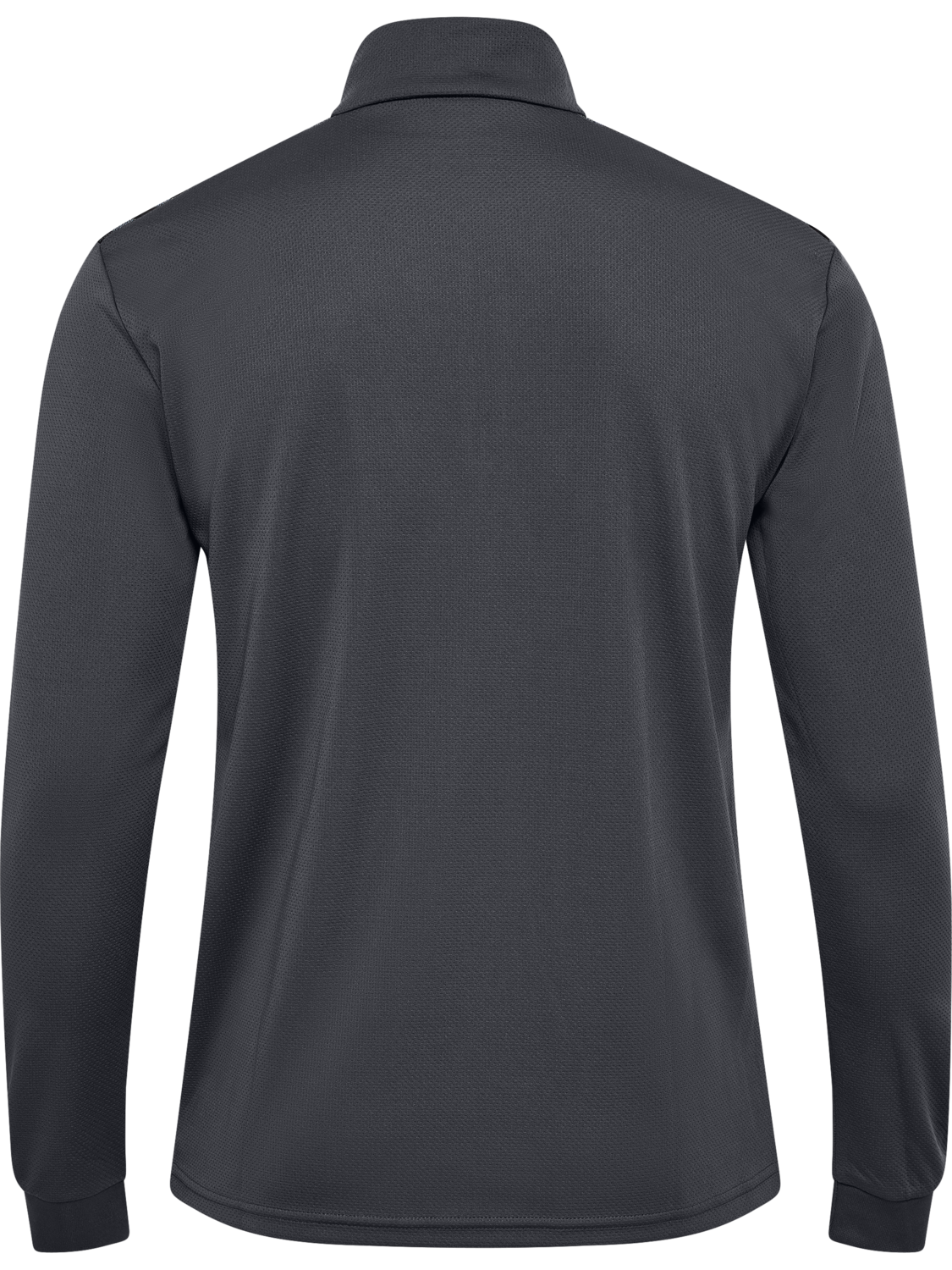 hmlAUTHENTIC HALF ZIP SWEAT, ASPHALT/SULPHUR SPRING, packshot