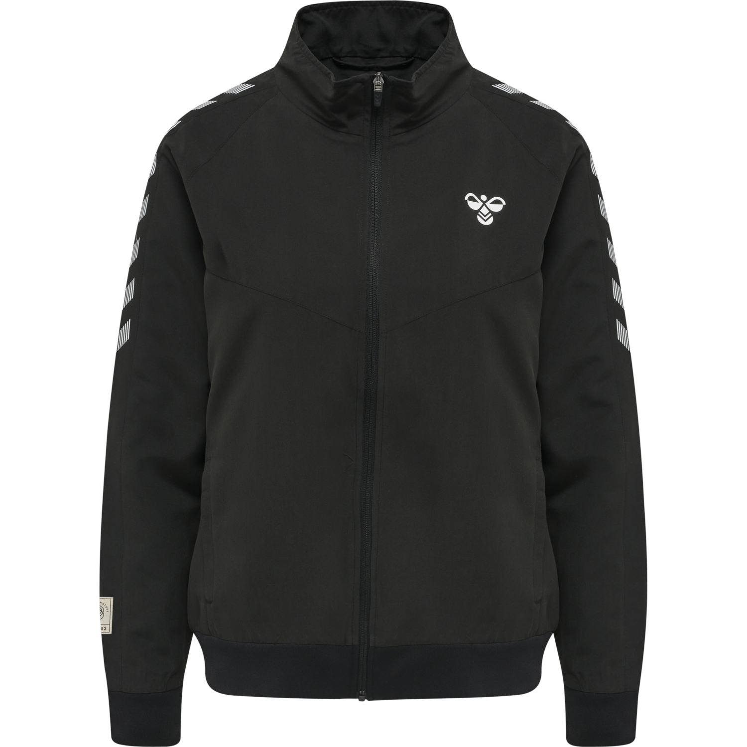 hmlGG12 TRACK JACKET WOMAN, BLACK, packshot