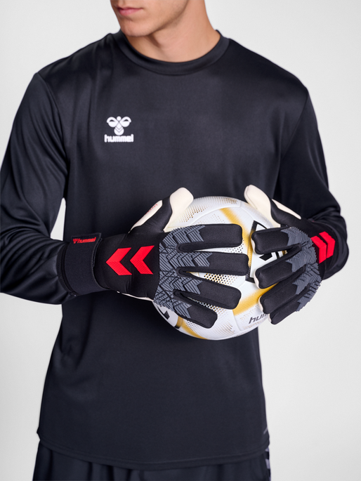 hmlGK GLOVES HYPER GRIP, BLACK/WHITE/RED, model