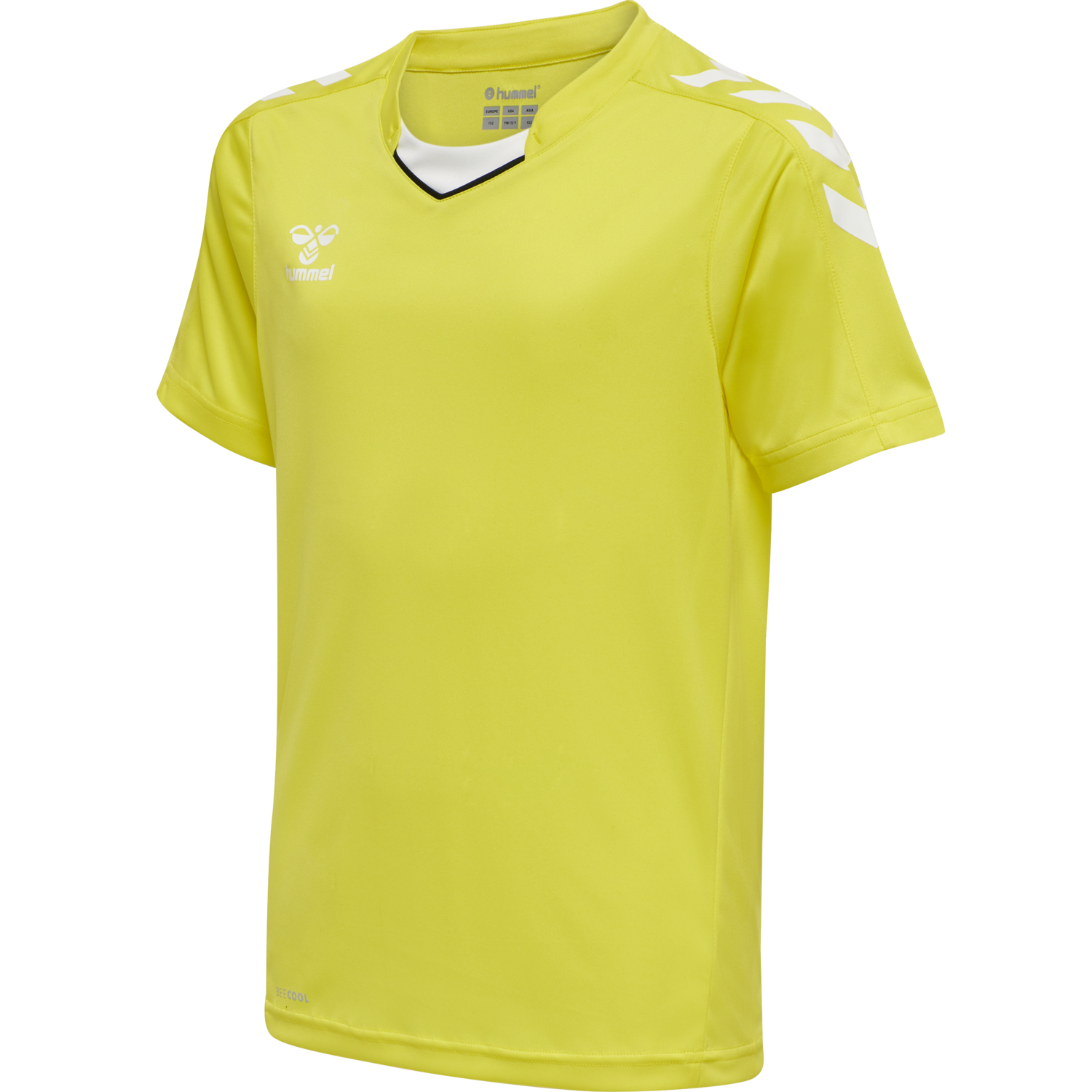 hmlCORE XK POLY JERSEY S/S KIDS, BLAZING YELLOW, packshot