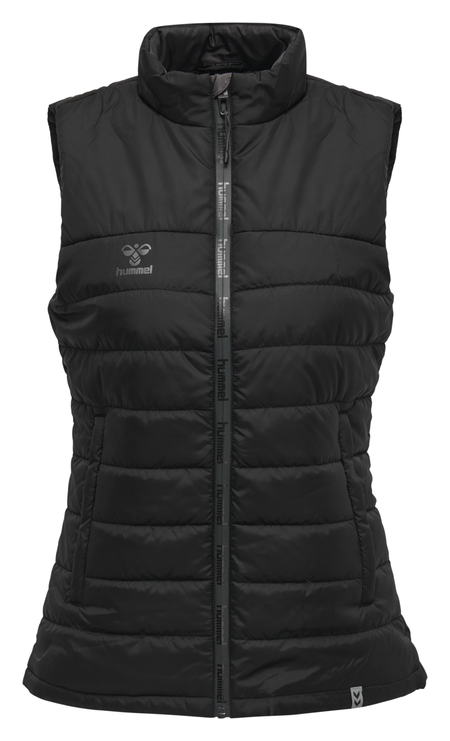 hmlNORTH WAISTCOAT WOMAN, BLACK/ASPHALT, packshot