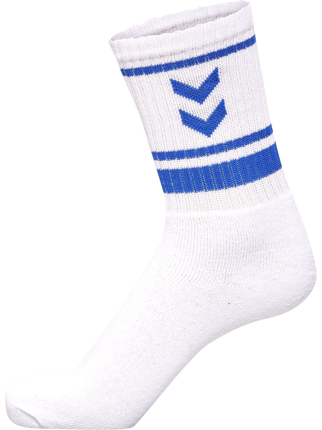 hml4 PACK TRIPLE STRIPE CREW SOCK, BLUE/RED/YELLOW/GREEN, packshot