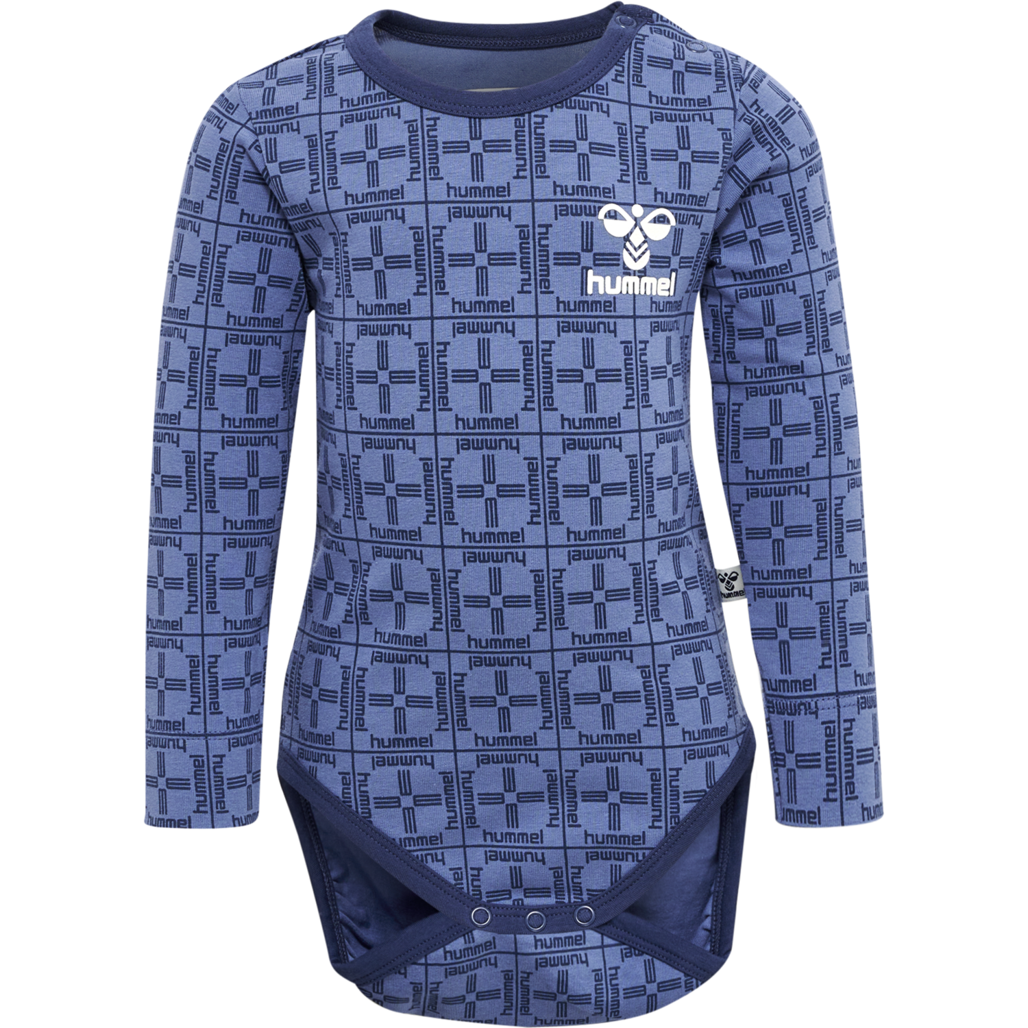 hmlCHECK BODY L/S, BLUE HORIZON, packshot