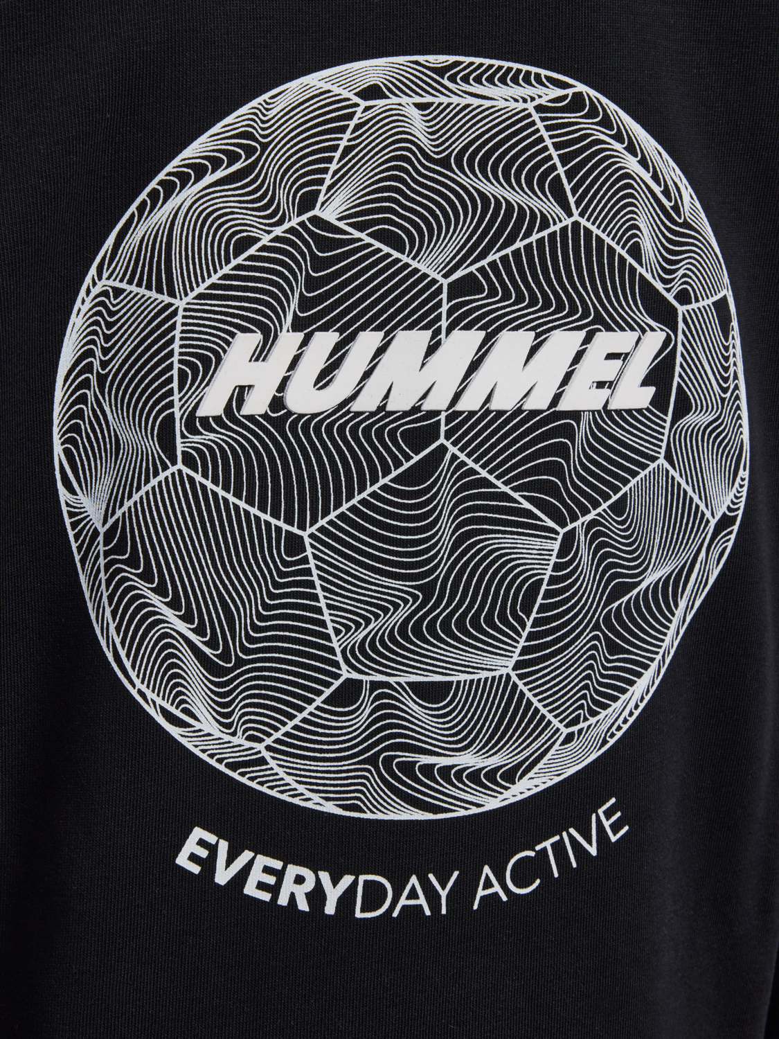 hmlCASPER HOODIE, BLACK, packshot