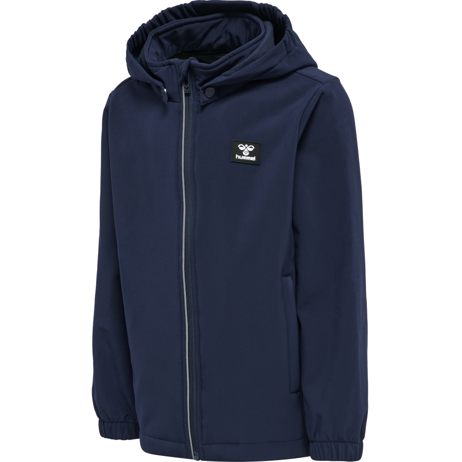 hmlMARS SOFTSHELL JACKET, BLACK IRIS, packshot