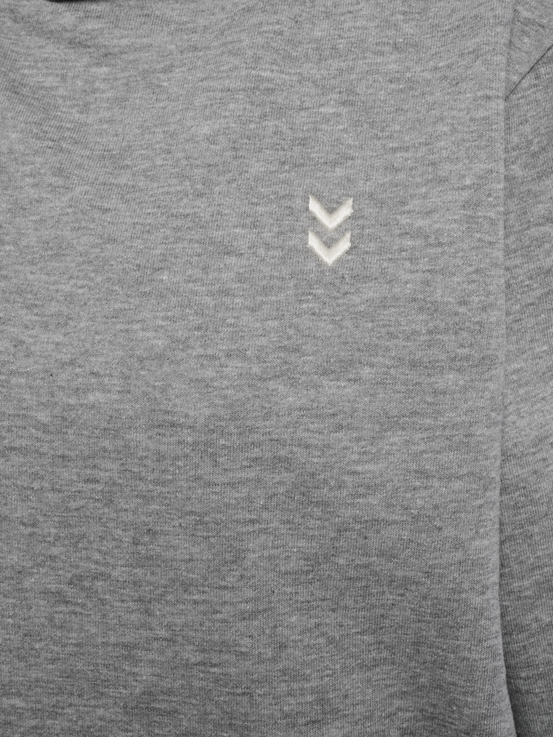 hmlPULSE W SWEAT HOODIE, GREY MELANGE, packshot