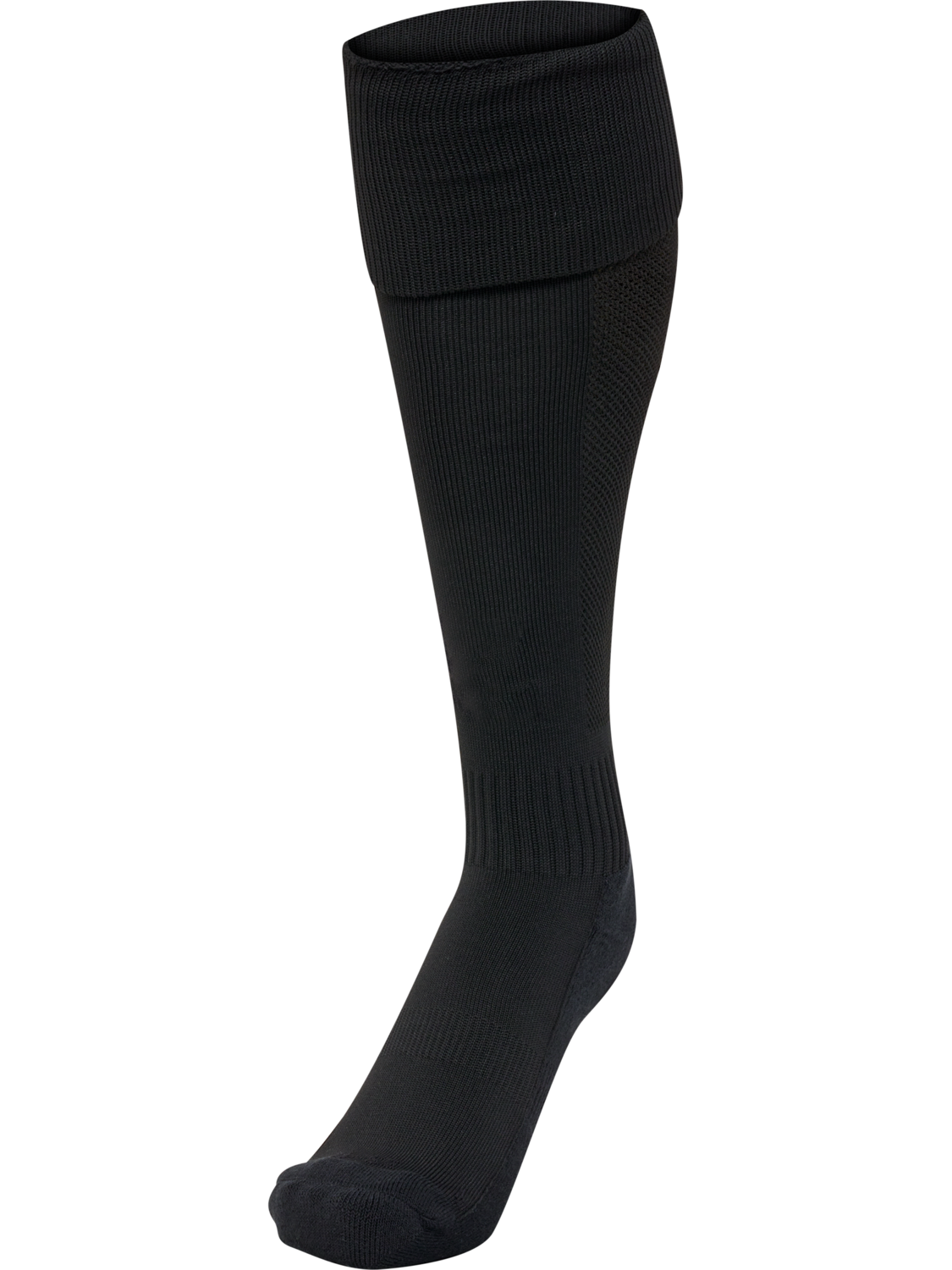 hmlESSENTIAL FOOTBALL SOCKS, BLACK/BLACK, packshot
