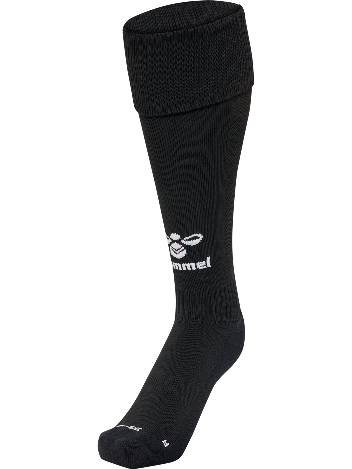 hmlESSENTIAL FOOTBALL SOCKS, BLACK/WHITE, packshot