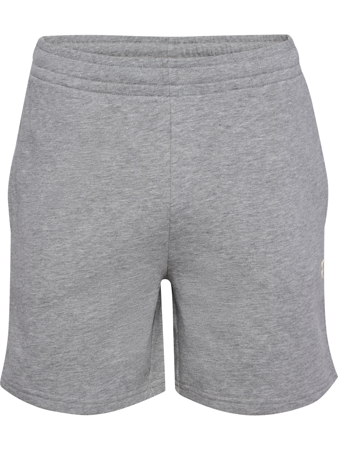 hmlPULSE SWEAT SHORTS, GREY MELANGE, packshot