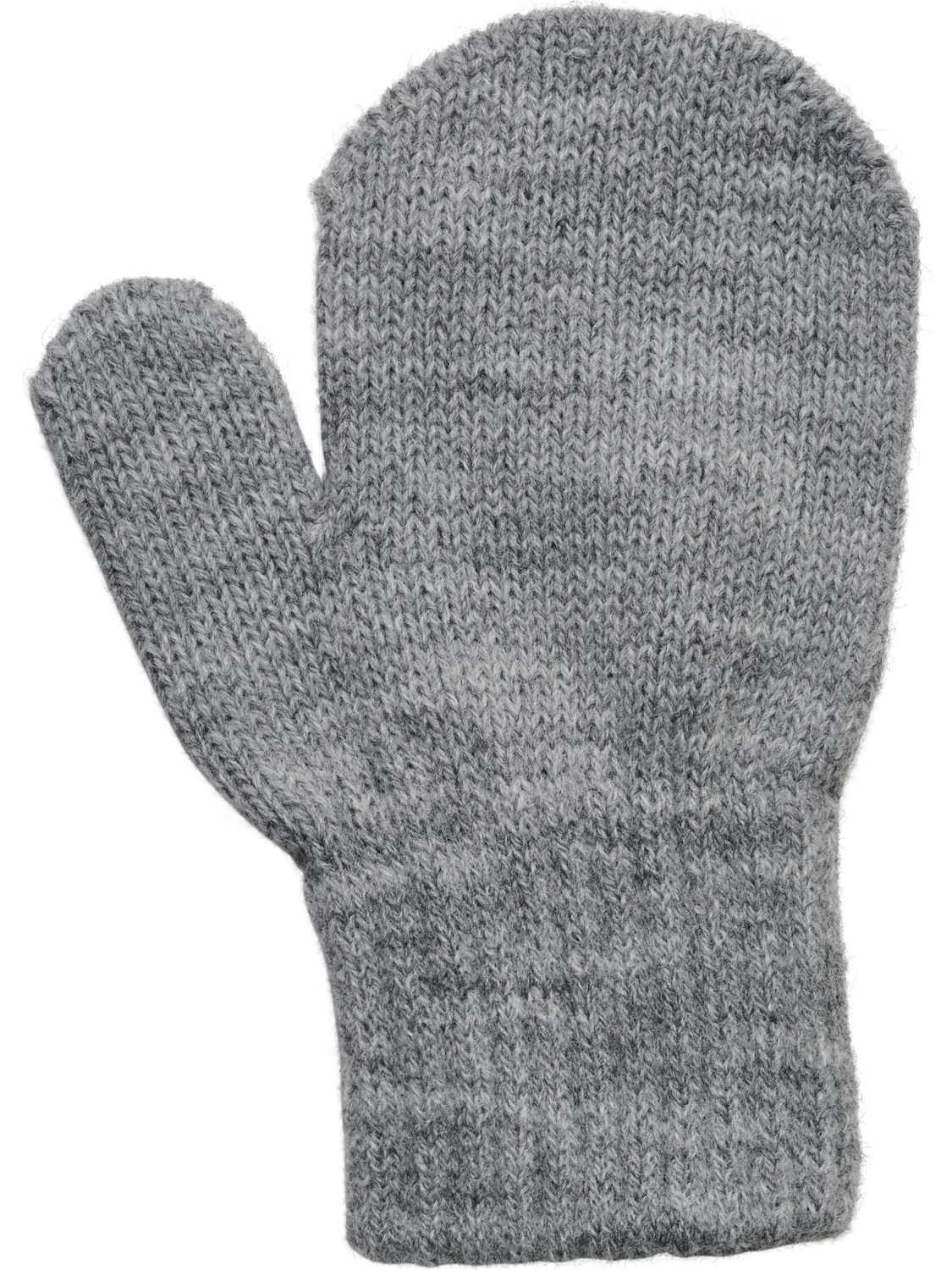 hmlMINI KNIT MITTENS 2-PACK, GREY MELANGE, packshot