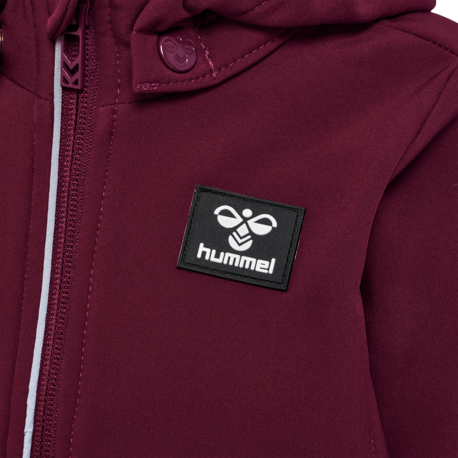 hmlMARS TEX MINI SOFTSHELL JACKET, WINDSOR WINE, packshot
