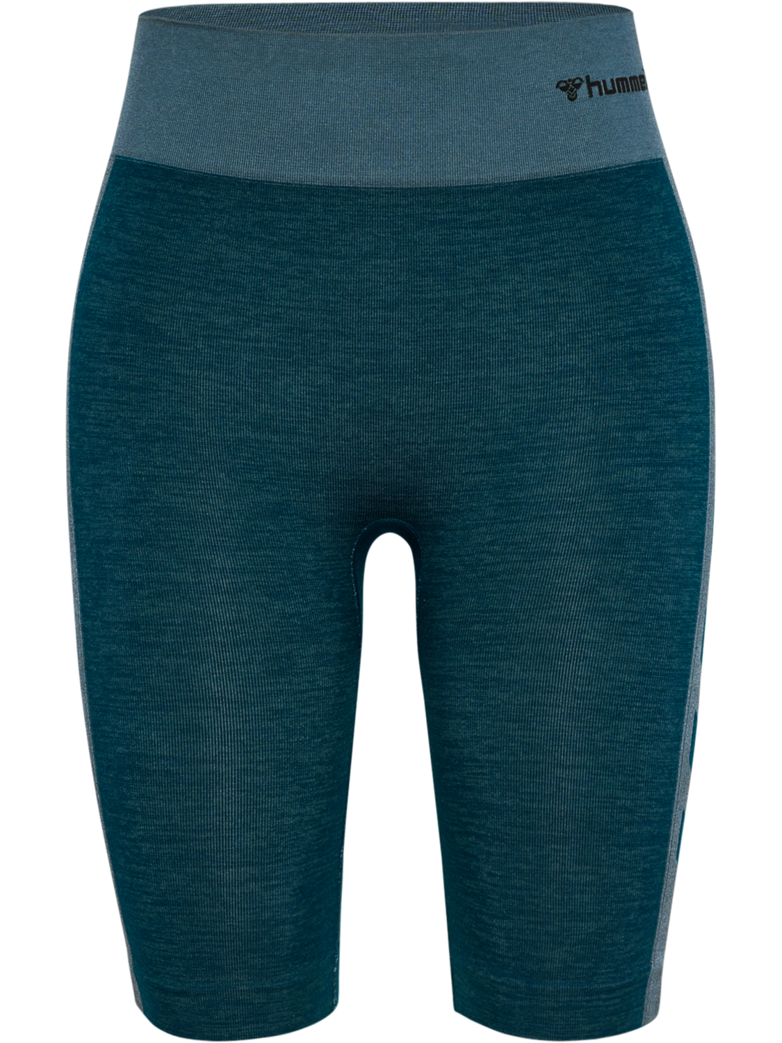 hmlCLEA SEAMLESS CYCLING SHORTS, DARK SEA, packshot