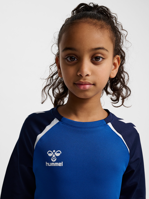 hmlLEAD 2.0 CREW SWEAT KIDS, TRUE BLUE/MARINE, model
