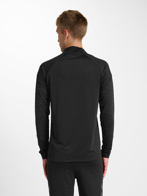 hmlPRO TRAINING HALF ZIP, BLACK, model