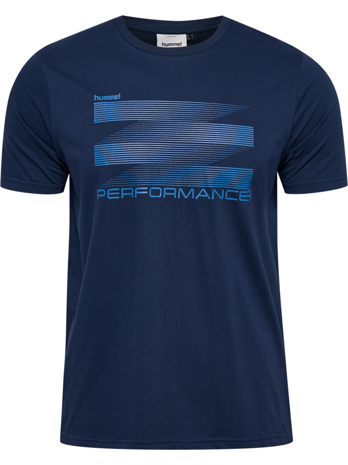 hmlPULSE GRAPHIC T-SHIRT S/S, DRESS BLUES, packshot