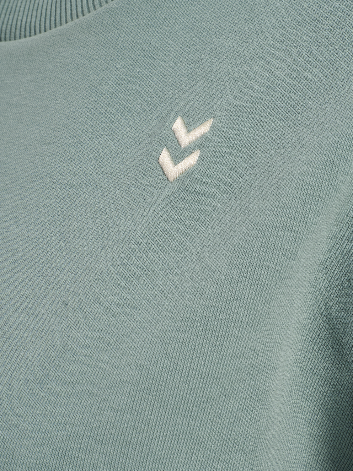 hmlPULSE W SWEAT CREWNECK, CHINOIS GREEN, packshot