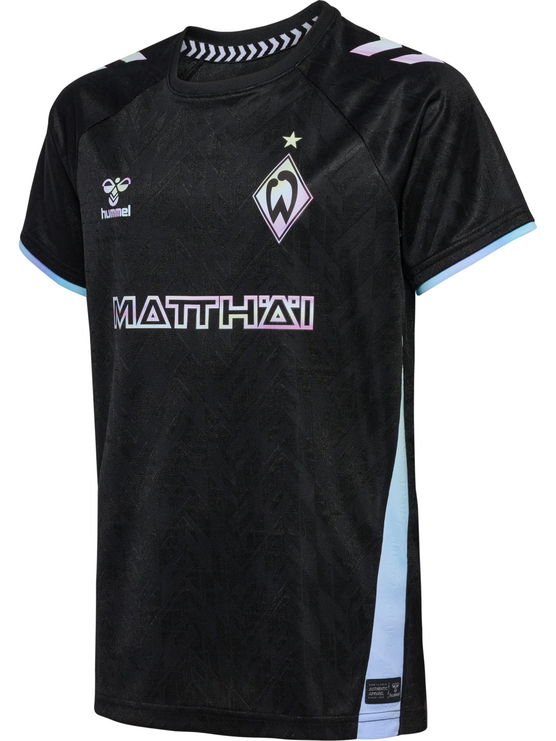 WER 24/25 3RD JERSEY S/S KIDS, BLACK, packshot