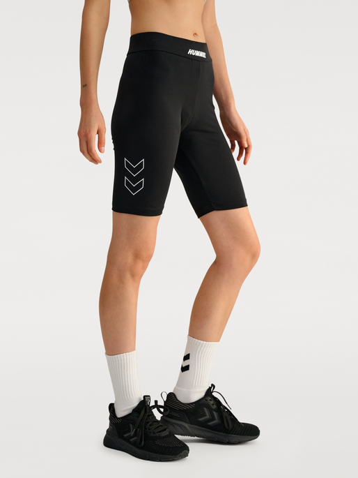 hmlELEMENTAL CO SHORT TIGHTS, BLACK, model