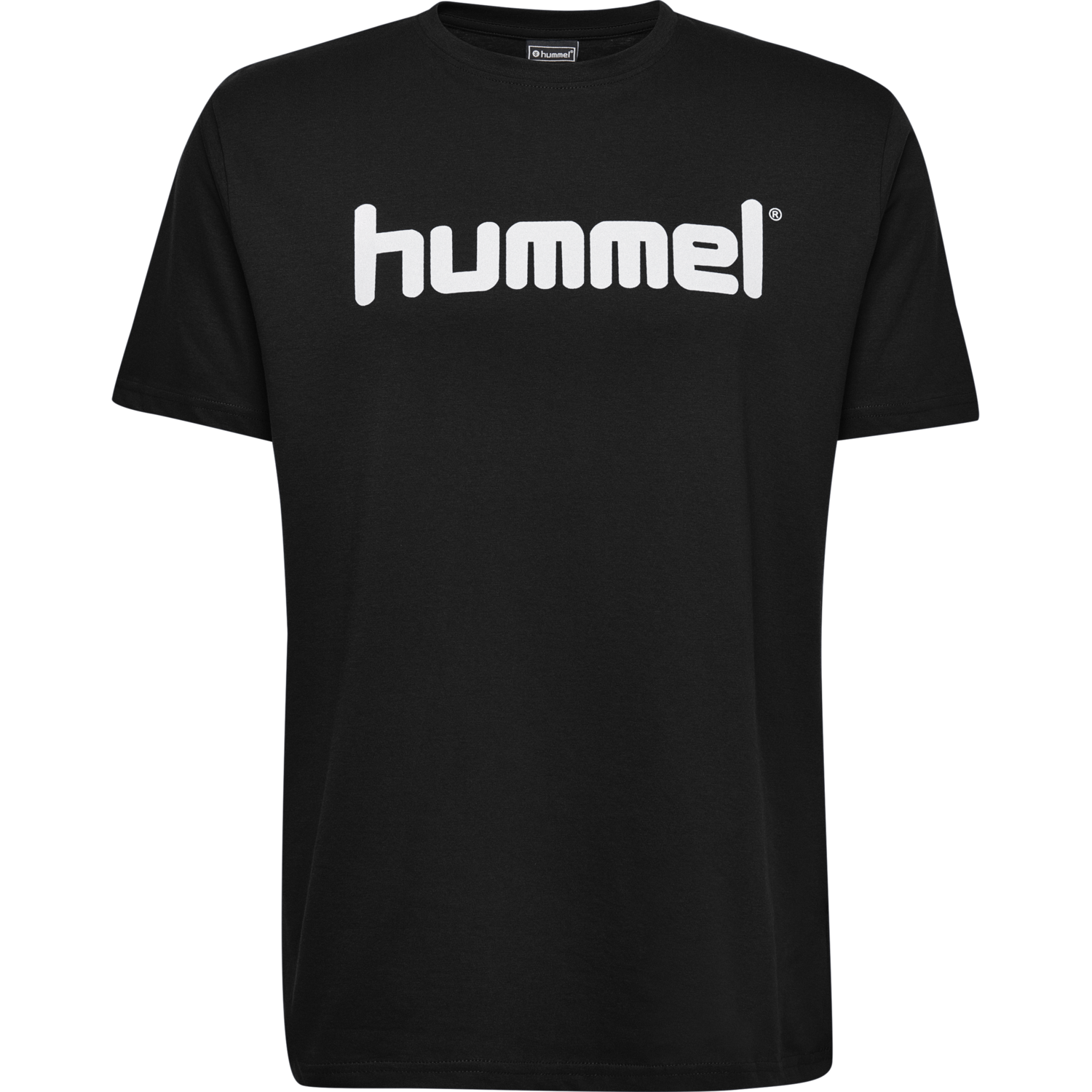 HMLGO COTTON LOGO T-SHIRT S/S, BLACK, packshot