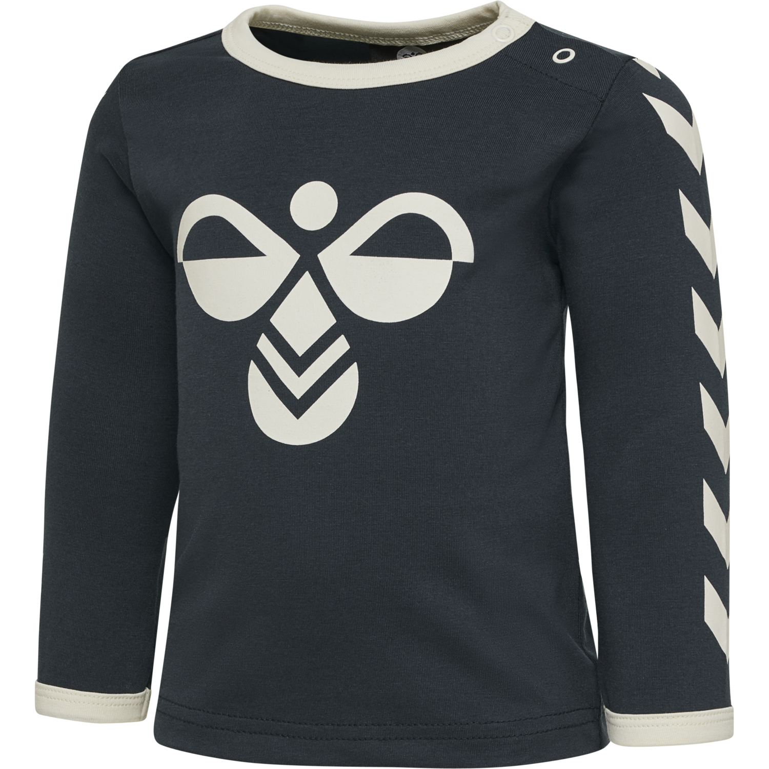 hmlFLIPPER T-SHIRT L/S, BLUE NIGHTS, packshot