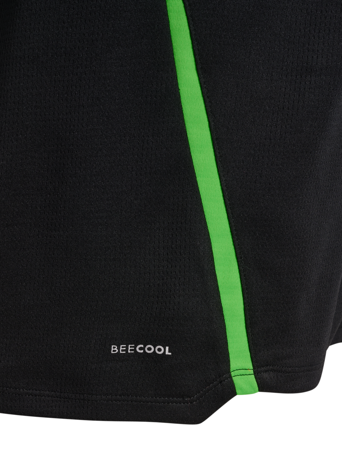 hmlLEAD 2.0 JERSEY S/S, BLACK/GREEN GECKO, packshot