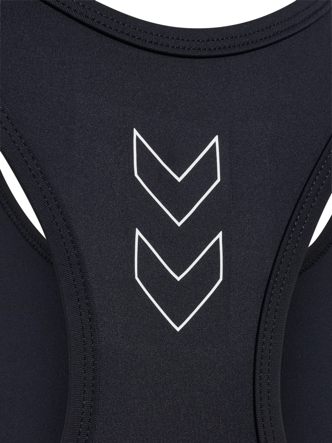 hmlTE FUNDAMENTAL SPORTS BRA, BLACK/WHITE, packshot