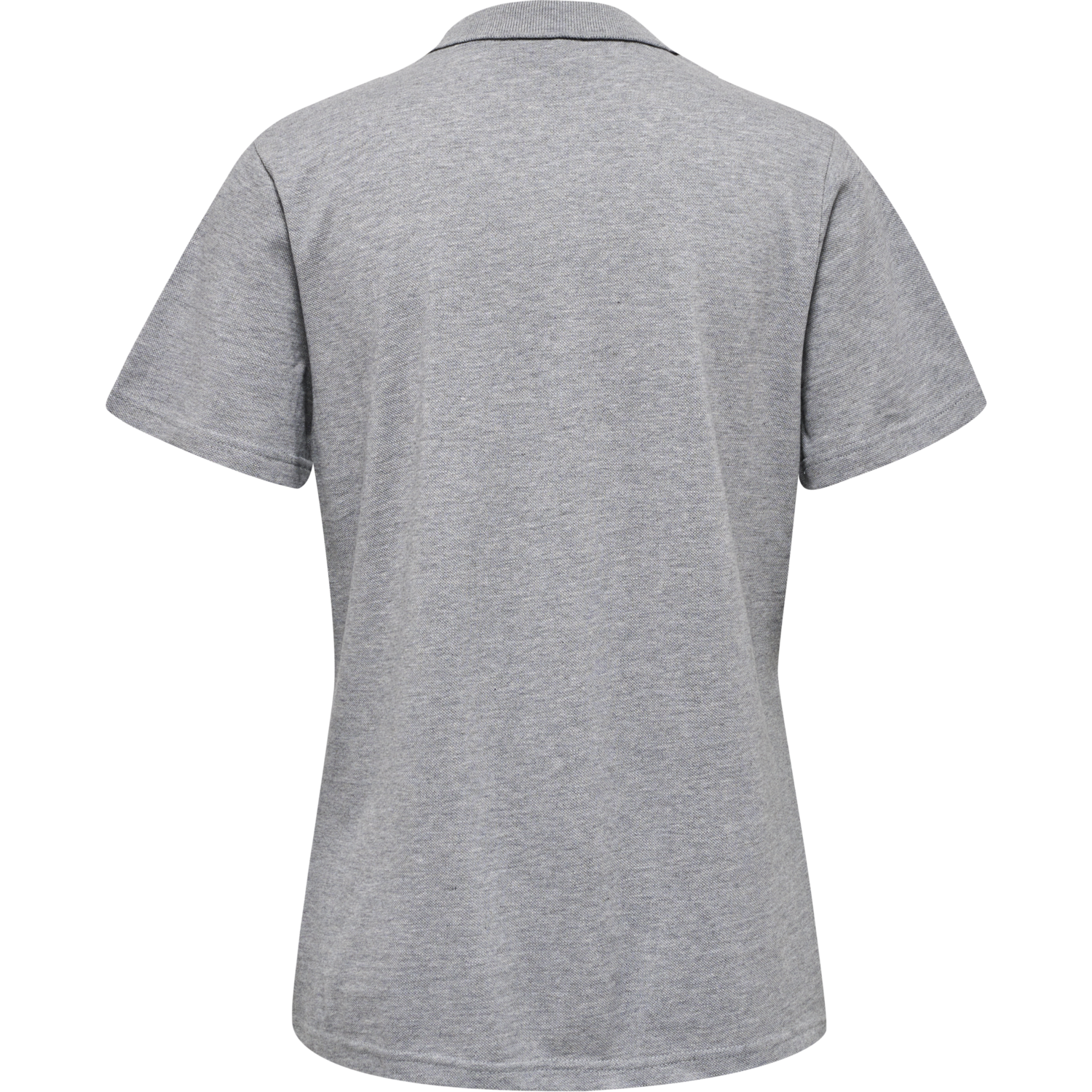 hmlRED CLASSIC POLO WOMAN, GREY MELANGE, packshot