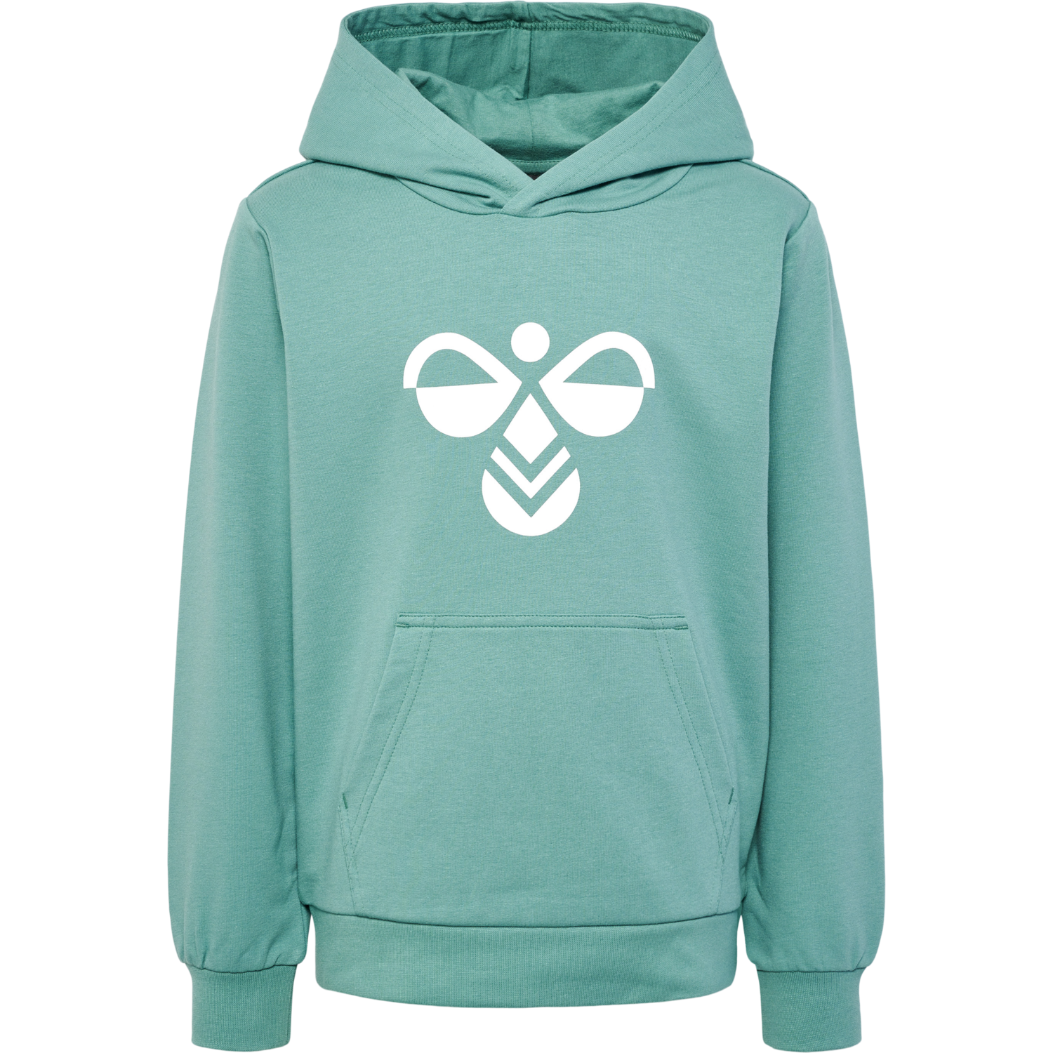 hmlCUATRO HOODIE, MINERAL BLUE, packshot