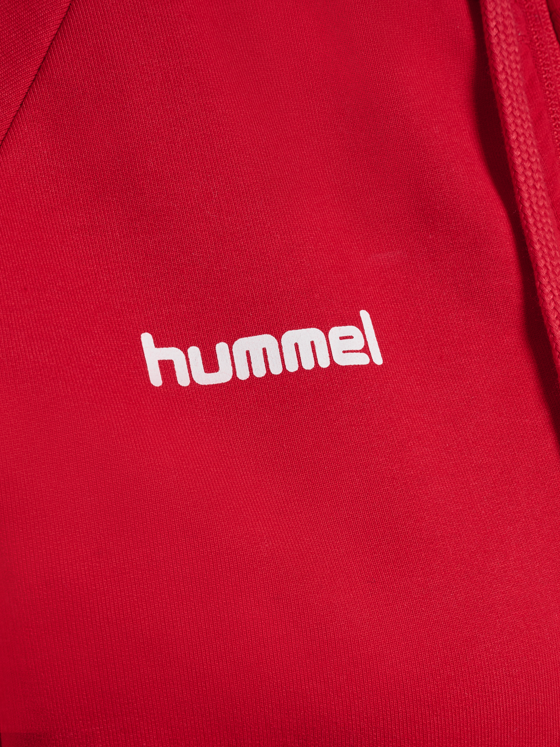 HMLGO COTTON ZIP HOODIE WOMAN, TRUE RED, packshot
