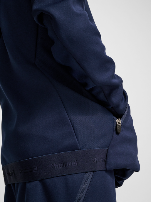 hmlCIMA 2.0 ZIP HOODIE KIDS, MARINE, model