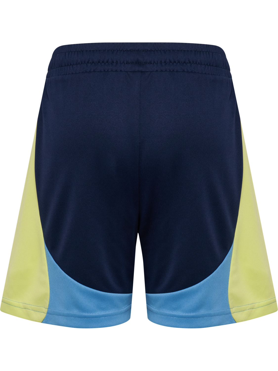 hmlJR GOAL BLOCK SHORTS, DRESS BLUES, packshot