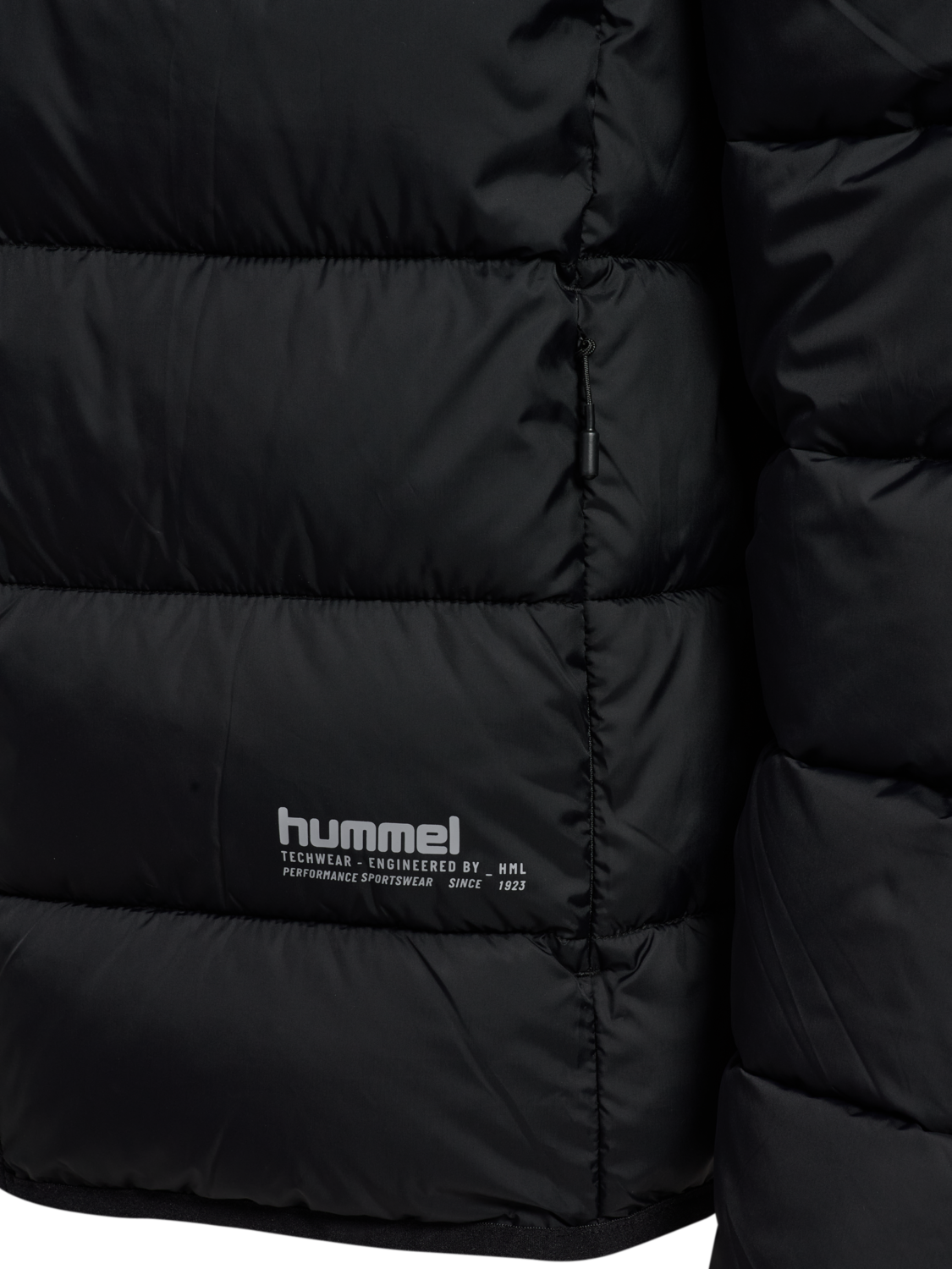 hmlLIGHTWEIGHT PUFFER JACKET, BLACK, packshot