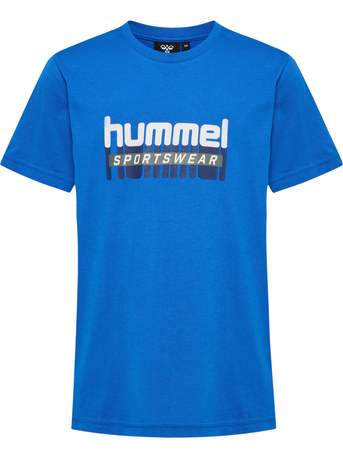 hmlTUKAS T-SHIRT S/S, BLUE LOLITE, packshot